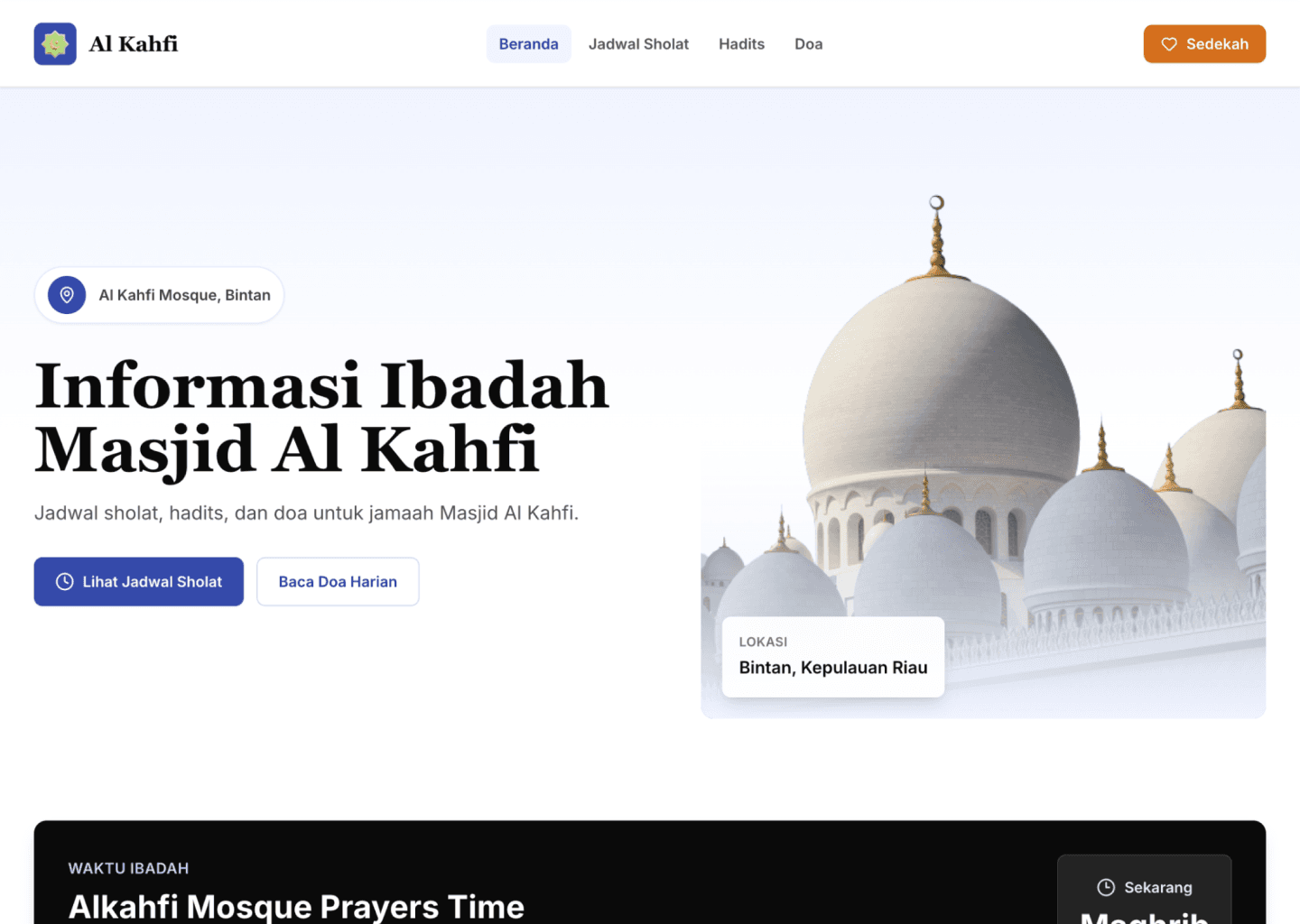 Al Kahfi Mosque Platform preview