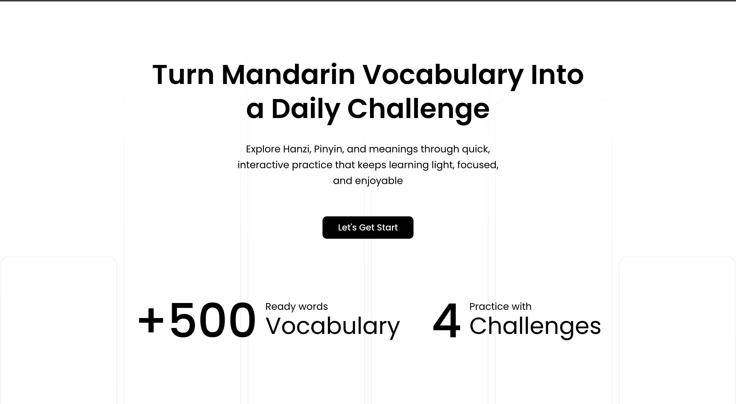 Xue in Mandarin Learning Platform preview