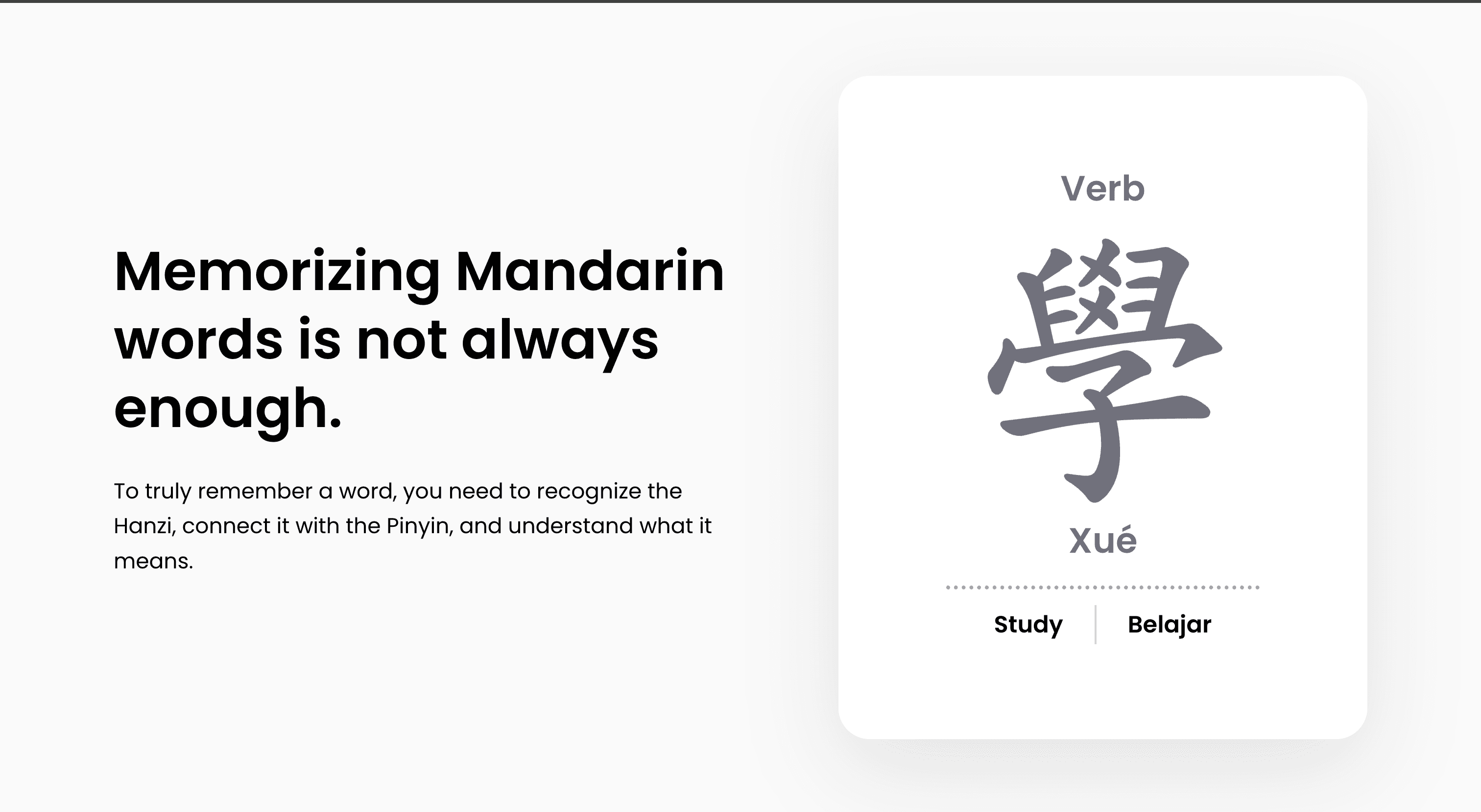 Xue in Mandarin Learning Platform preview 2